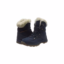 Jack Wolfskin Women's Aspen Texapore Mid W Snow Boot, Dark Blue/Blue, 6 UK