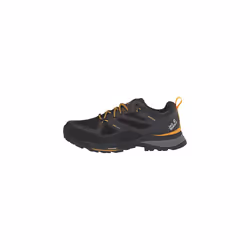 Jack Wolfskin Men's Force Striker Texapore Low M Cross Country Running Shoe, Black Burly Yellow Xt, 7.5 UK
