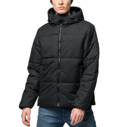 Jack Wolfskin Mens Kyoto XT Windproof Water Repellent Padded Puffer Jacket Coat - 2XL, Black