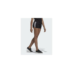 Womens adidas Originals 3 Stripe Black Shorts Sports Gym Running DV2555 - UK14
