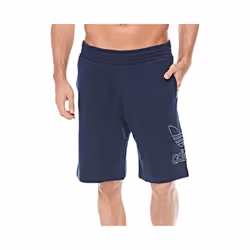 ADIDAS ORIGINALS OUTLINE Mens Trefoil Fleece Shorts - S