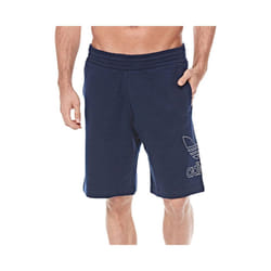 ADIDAS ORIGINALS OUTLINE Mens Trefoil Fleece Shorts - S