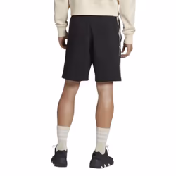 ADIDAS ORIGINALS 3 STRIPES Mens Fleece Short Trefoil - Black, S