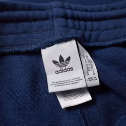 ADIDAS ORIGINALS 3 STRIPES Mens Fleece Short Trefoil - Navy, S