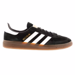 ) Adidas Originals Handball Spezial Mens Leather Trainers black UK Size - Black, 8.5 (Adults'