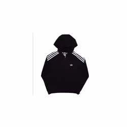 ) Junior adidas Originals Radkin Hoody Black Full Zip Hoodie Fleece DW3867 NEW - 7-8 Years (Height 128cm