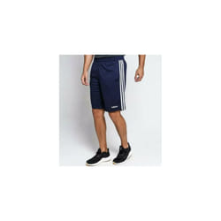 adidas Mens Design 2 Move 3 Stripes Navy Shorts - L