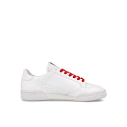 Adidas Continental 80 Lace-Up White Smooth Leather Mens Trainers FU9787 (UK ) - 6.5, White