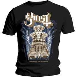 Ghost 'Ceremony & Devotion' (Black) T-Shirt - X-Large