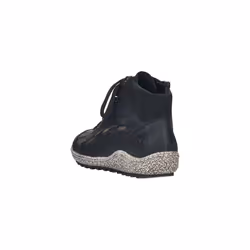 Rieker Womens Ladies Lace Up Zip Up Desert Chukka Ankle Boots - Black Black, UK 7.5 / EU 41