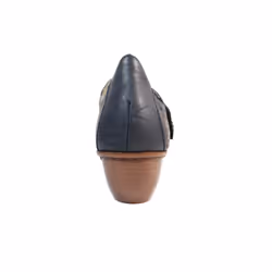) 43753-14 | Navy Leather | Womens Riptape Summer Shoes - 7.5 (Adults' - Additional view 2