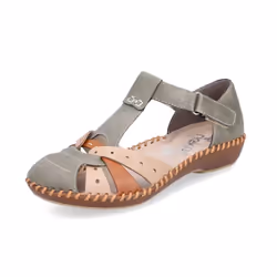 ) M1655-54 | Olive | Womens Summer Shoes - 7.5 (Adults' - Additional view 4