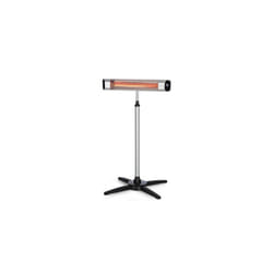 Blumfeldt Dark Wave infrared patio heater - outdoor heater, electric patio heater, 2000 W, Gold-Plated Carbon Tube, 9 Heat Settings, 24-h Ti