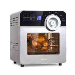 Klarstein 10037975 fryer 14 L Stand-alone 1700 W Hot air fryer Metallic, Silver