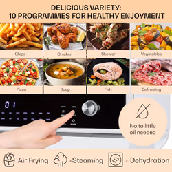 Klarstein Vita Pro Single 18 L Stand-alone 2450 W Hot air fryer White
