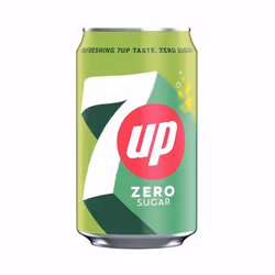 Pepsi 7up Zero Sugar Drink Can 330ml (Pack 24) - 0402049