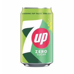 Pepsi 7up Zero Sugar Drink Can 330ml (Pack 24) - 0402049