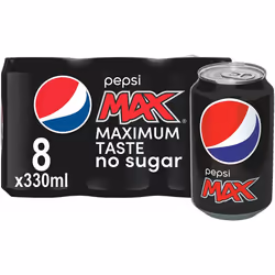 Pepsi Max, 8 x 330ml