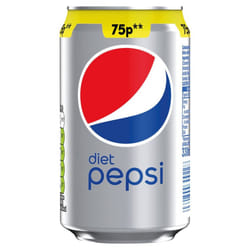 Brand New. Diet Pepsi Soft Drink Can 330ml (Pack of 24)