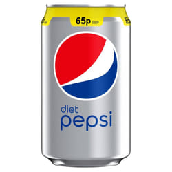 Pepsi Diet Cola Can PMP 330ml (Pack of 24)