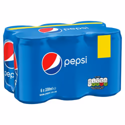 Pepsi Cola Cans 6 x 330ml (Pack of 4)