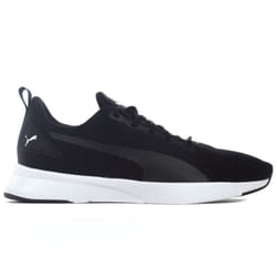 Puma Flyer Runner Mens Neutral Running Trainer Shoe Black/White - Black, UK 9