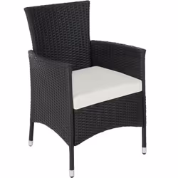 TecTake 402862, Black, 2 seat(s), Adults & Children, Boy/Girl