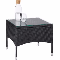 TecTake 402862 outdoor furniture set Black