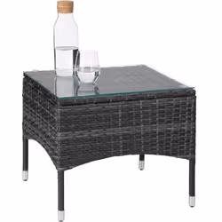 TecTake 402864 outdoor furniture set Grey