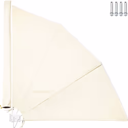 TecTake 402874, Polyester, Steel, Beige