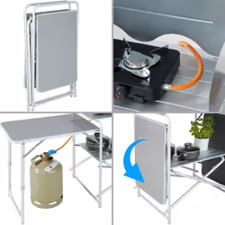 TecTake 402919 camping kitchen Grey - Additional view 4