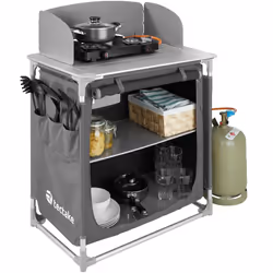 TecTake 402921 camping kitchen Grey