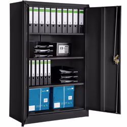 TecTake 402937, Black, Steel