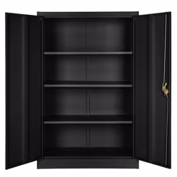 TecTake 402937 filing cabinet Steel Black - Additional view 6