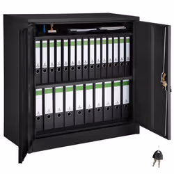 TecTake 402941, Black, Steel