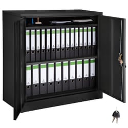 TecTake 402941 filing cabinet Steel Black