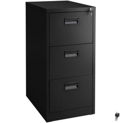 TecTake 402942 filing cabinet Steel Black