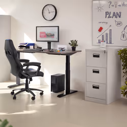 TecTake 402942 filing cabinet Steel Black