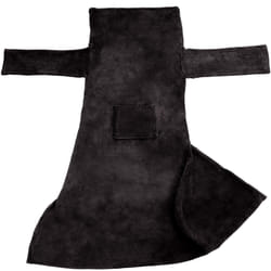 TecTake 403047 throw blanket Polyester Black