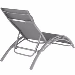 TecTake 403063 beach chair Grey Aluminium - Additional view 5