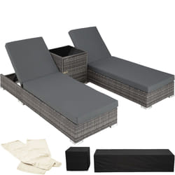 TecTake 403088 outdoor furniture set Grey