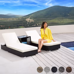 TecTake 403088 outdoor furniture set Grey