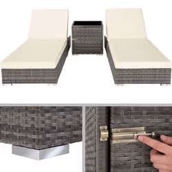 TecTake 403088 outdoor furniture set Grey - Additional view 4