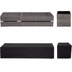 TecTake 403088 outdoor furniture set Grey - Additional view 6