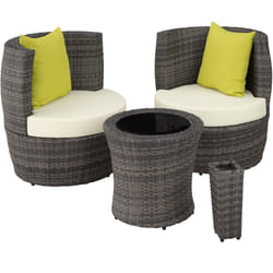 TecTake 403141 outdoor furniture set Grey