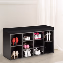 TecTake 403171 shoe organizer Black
