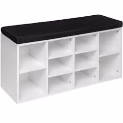TecTake 403174, Black, White