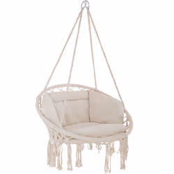 TecTake 403205, Polyester, Steel, Beige, 3.9 kg