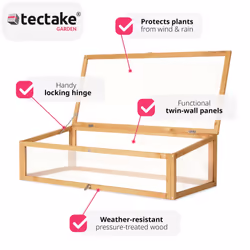 TecTake 403231 raised garden bed Brown