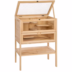 TecTake 403246 small animal habitat Brown